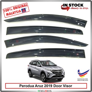 Perodua Aruz 2019 AG Door Visor Air Press Wind Deflector (Big 12cm Width)